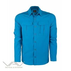VAV Uzun Kol Gömlek Tacflex-02 Mavi S