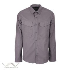 VAV Uzun Kol Gömlek Tactek-01 Füme XL
