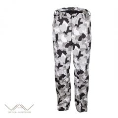 VAV Softshell Pantolon Siyah Beyaz XXL