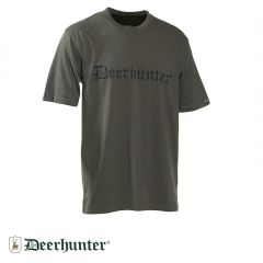 DEERHUNTER 378 DH Logo Yeşil Kısa Kollu Tişört L