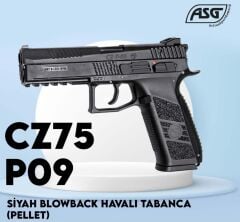 ASG  CZ75 P09 Duty Blowback havali Tabanca Yivli