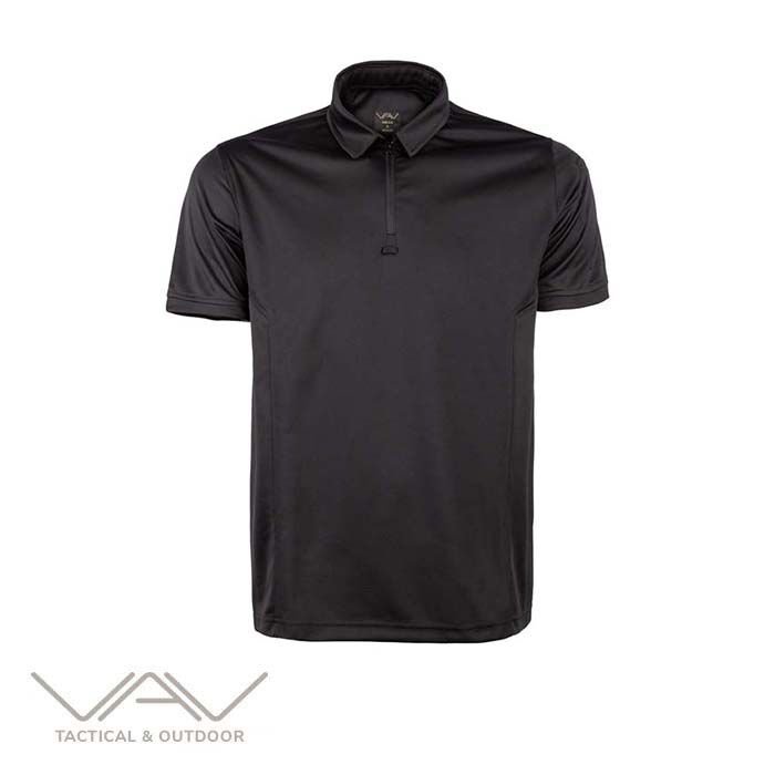 VAV Vlac-01 Polo Yaka Tişört Siyah XL
