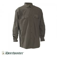 S.K.DEERHUNTER Evan 353Bambu Yeşil U.Kol Gömlek 41